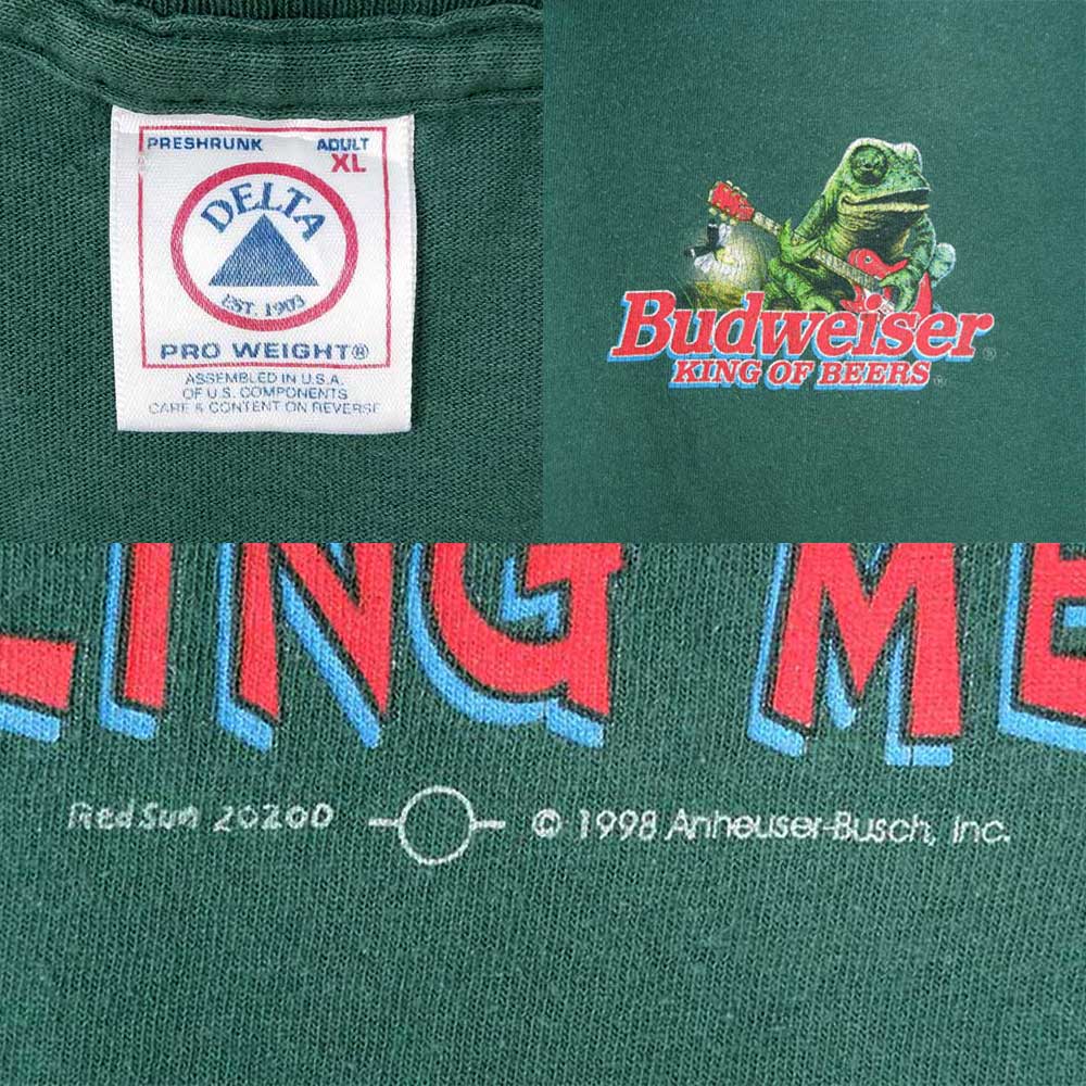 90's Budweiser 両面プリントTシャツmtp01162802505969｜VINTAGE