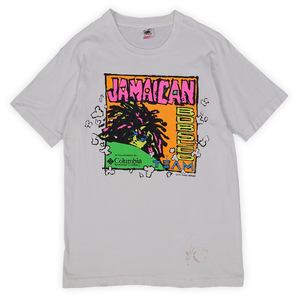 90's Jamaican Bobsled Team プリントTシャツ 