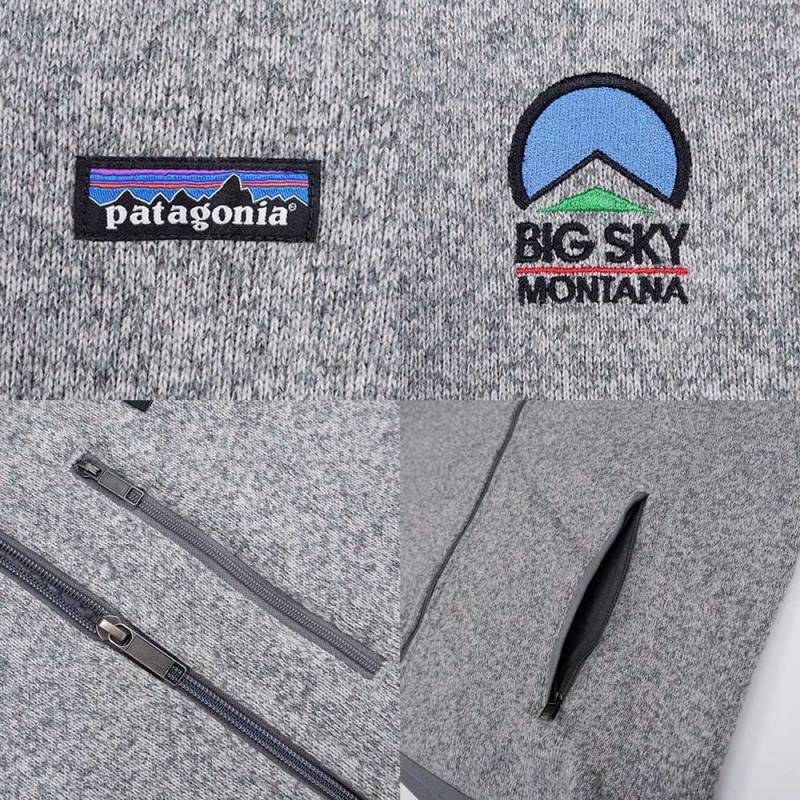 8UR98 patagonia パタゴニア セーターベスト 企業ロゴ 刺繍