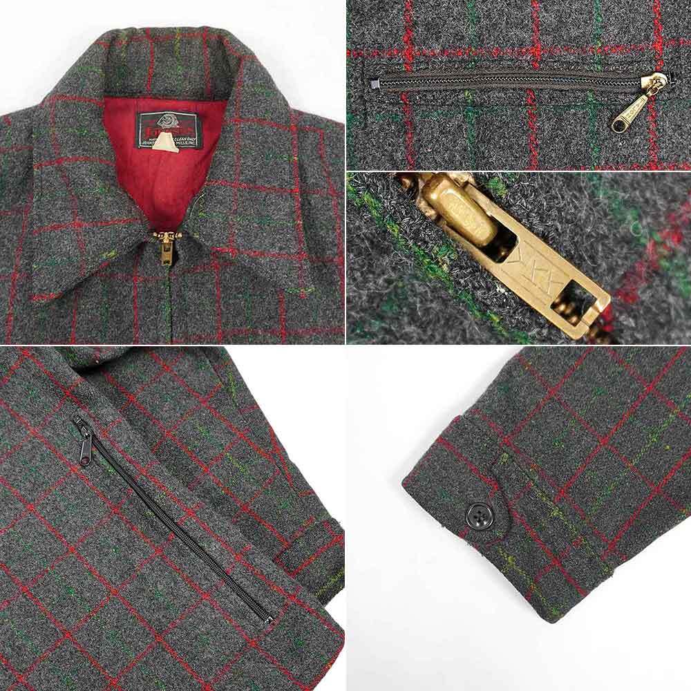 70's JOHNSON WOOLEN MILLS ウールスポーツジャケット