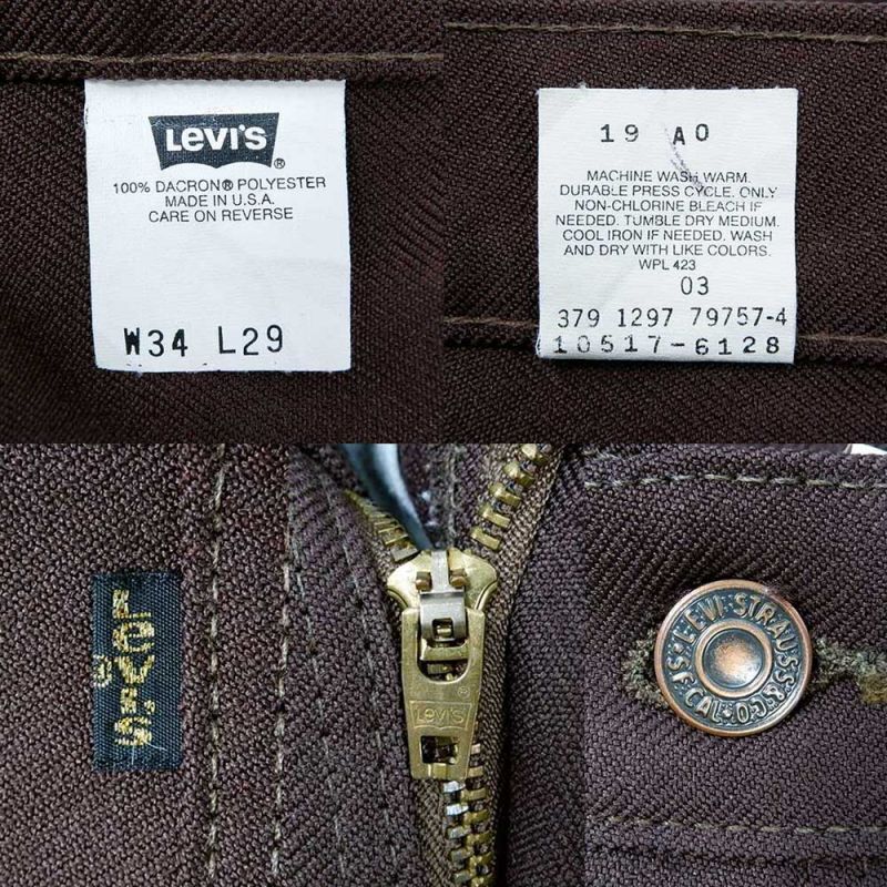 90's Levi's 10517-6128 ブーツカットパンツ 