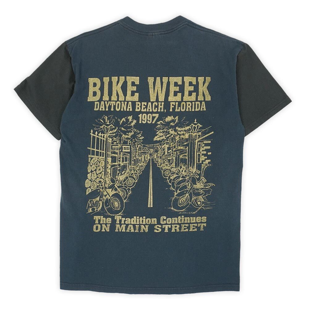 90's DAYTONA BEACH BIKE WEEK 1997 両面プリントTシャツ 
