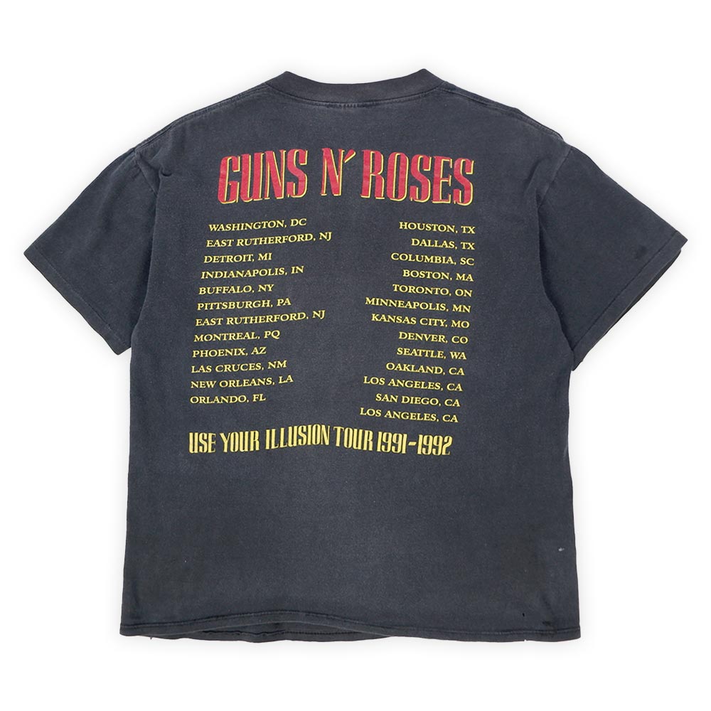 90's GUNS N' ROSES ツアーTシャツ “BAD APPLES”