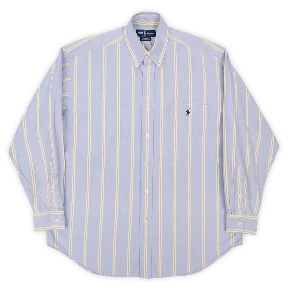 90's Polo Ralph Lauren マルチストライプ柄 ボタンダウンシャツ 