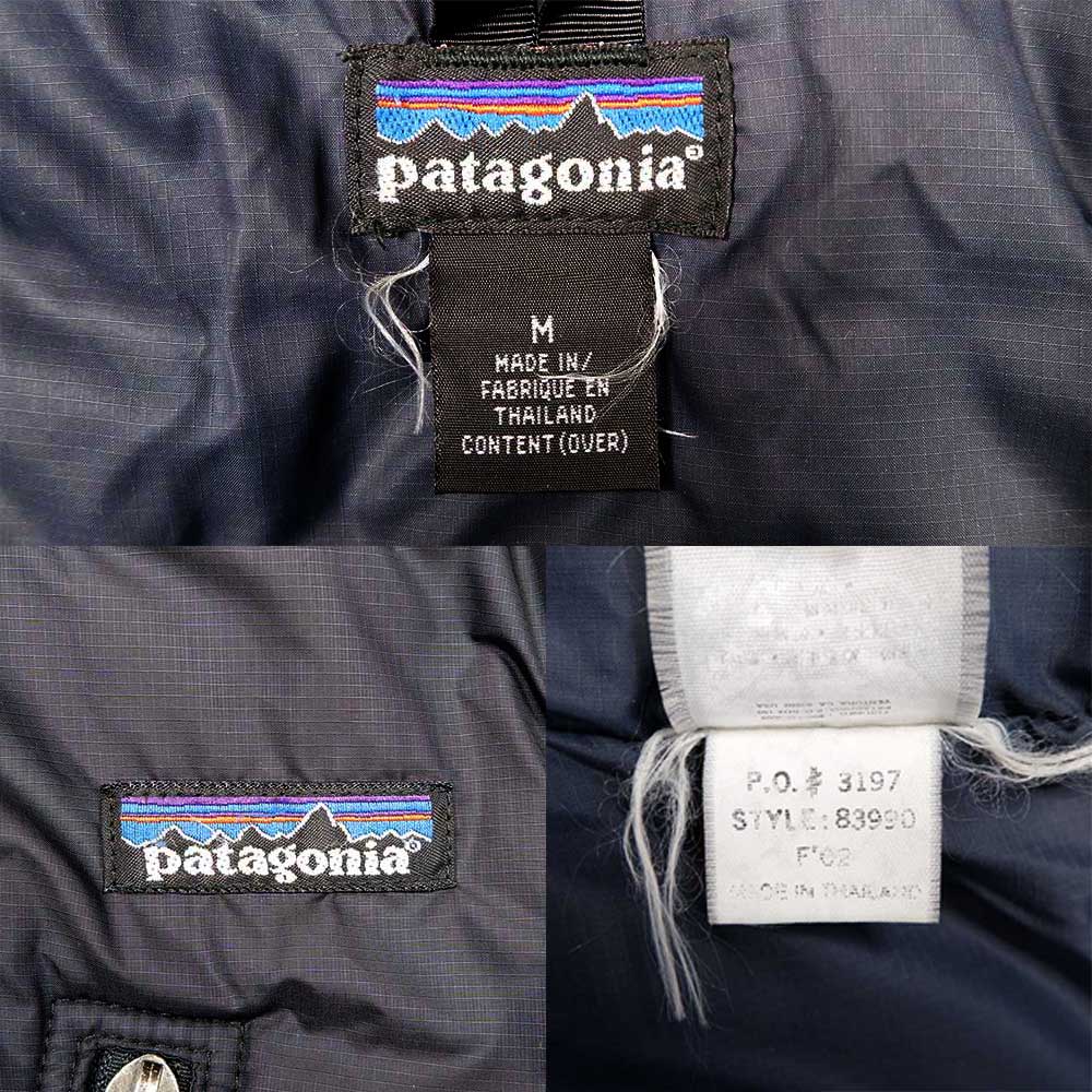 02's Patagonia パフジャケット “BLACK”mot01020302503172｜VINTAGE / ヴィンテージ-OUTER