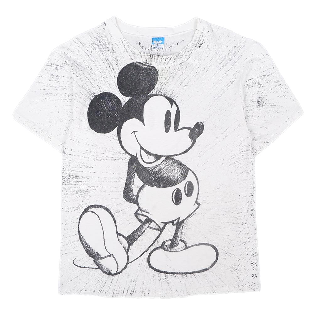 90's Mickey Mouse オールオーバープリントTシャツ 