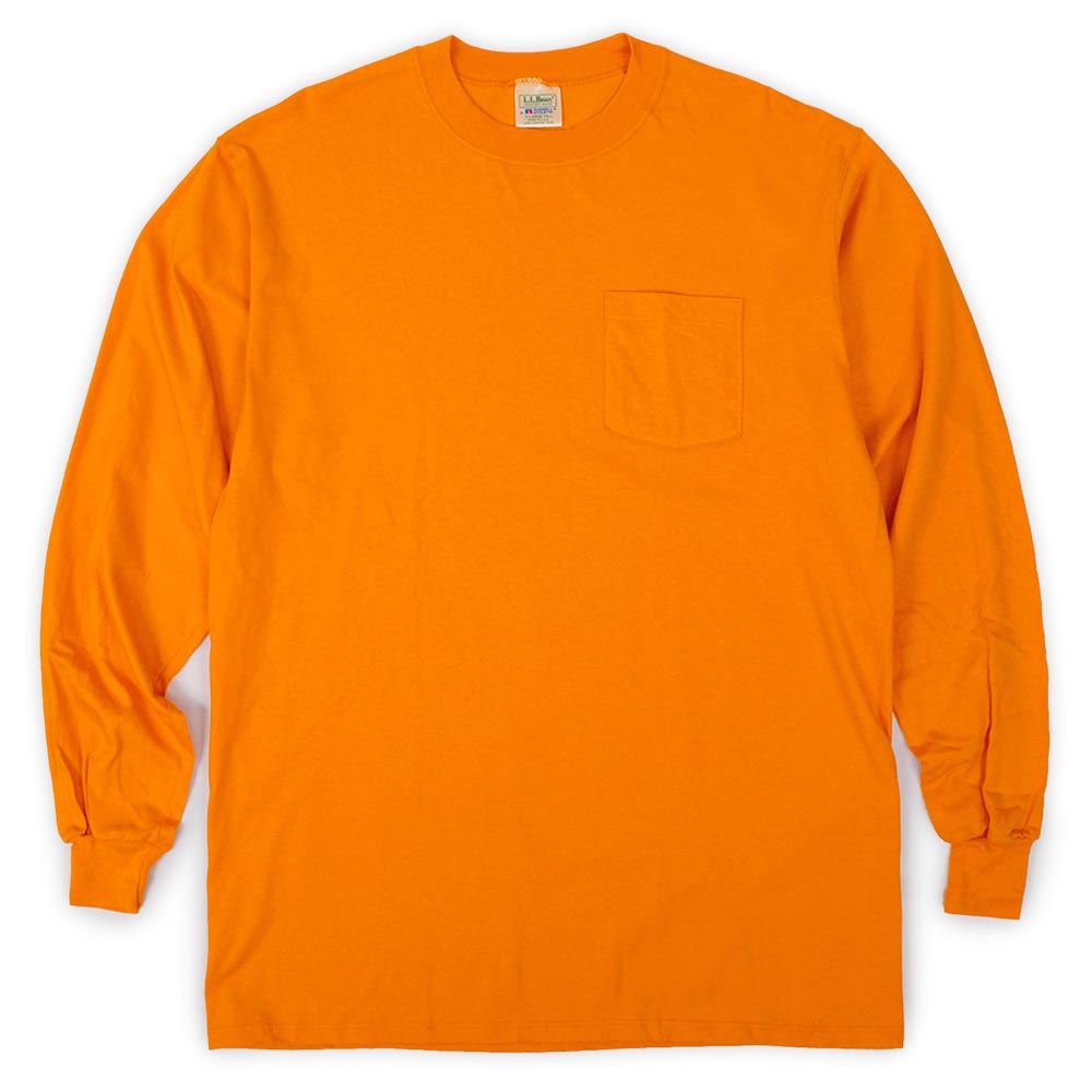 90's L.L.Bean × RUSSELL L/S ポケットTシャツ “DEADSTOCK / MADE IN USA”