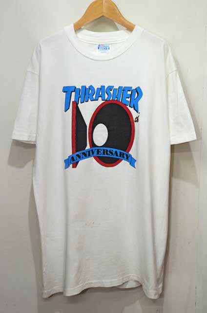 90's THRASHER プリント Tシャツ “10th ANNIVERSARY”