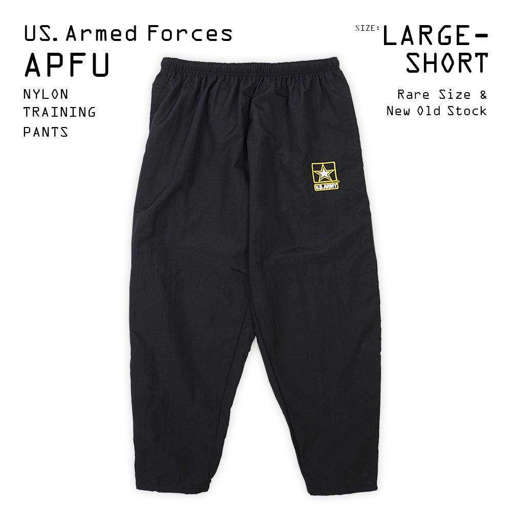 【LARGE-SHORT / DEADSTOCK】00's US.ARMY APFU ナイロントレーニングパンツ