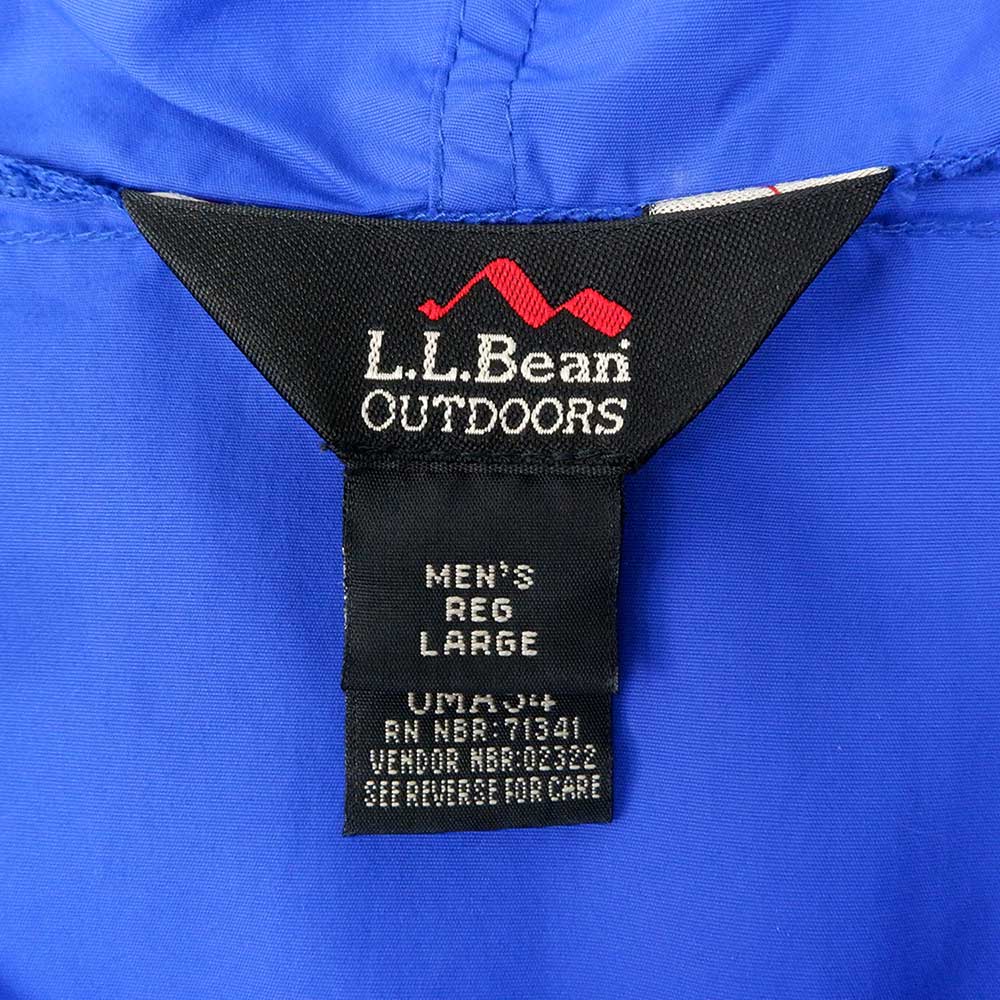 L.L.Bean 00s テック パッカブル ナイロン アノラックパーカー L