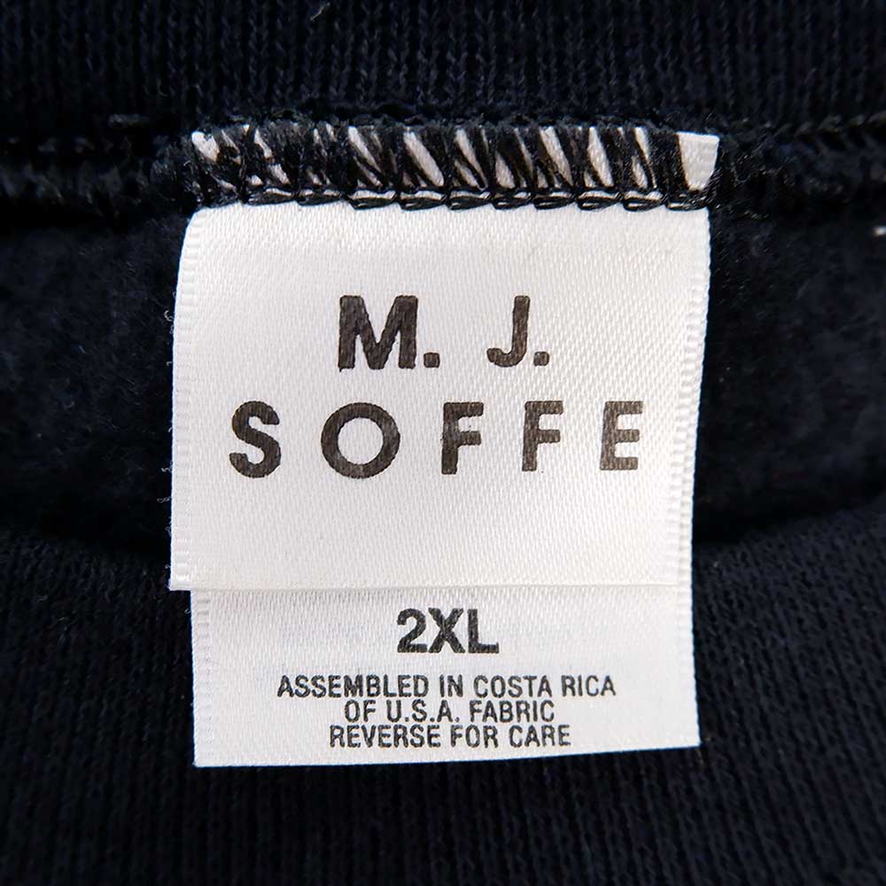 90's M.J.SOFFE 前V スウェットシャツ "2XL / DEADSTOCK"mtp04060202001878｜DEAD