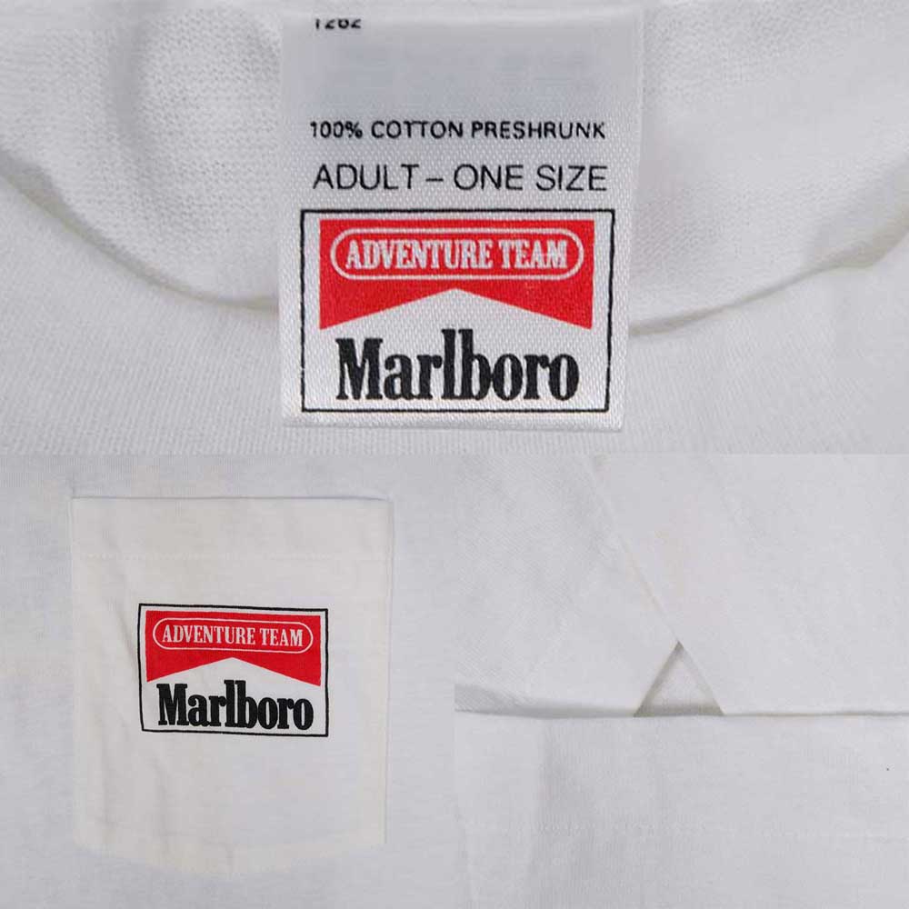 90's Marlboro 両面プリント ポケットTシャツ "DEADSTOCK"mtp01180202256479｜DEAD STOCK