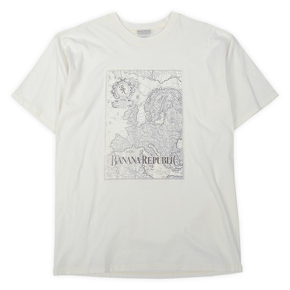 90's Banana Republic プリントTシャツ 