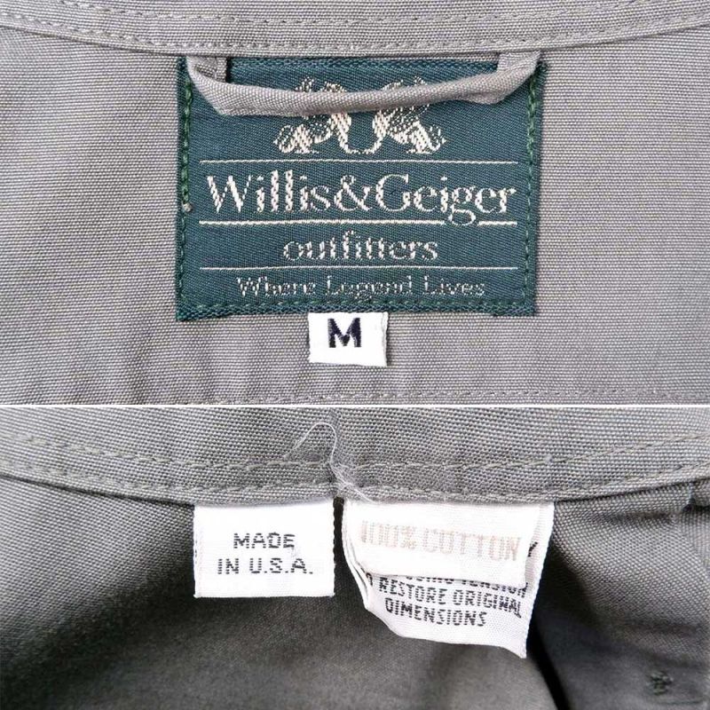 ☆超美品☆Willis&Geiger ８０年代サファリジャケット デッドストック-