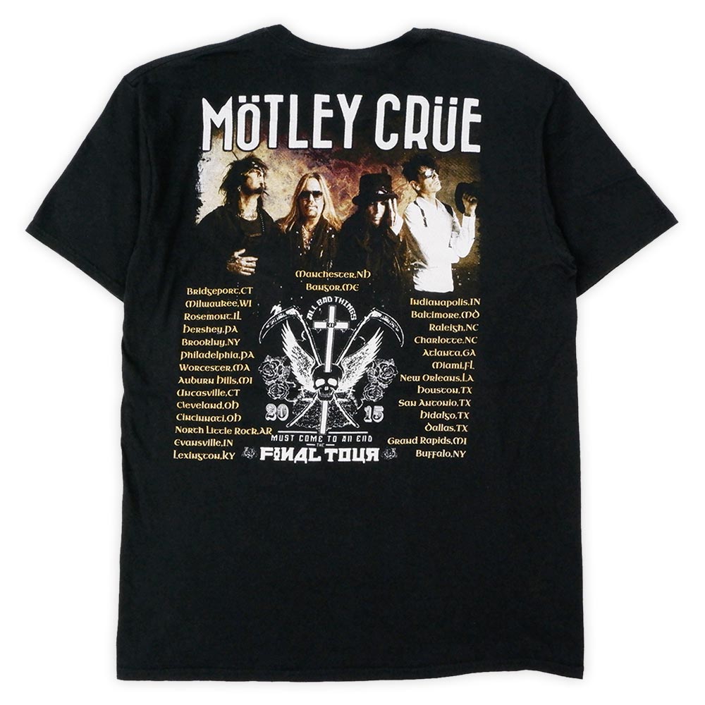 【美品】MOTLE CRUE tシャツ  ツアーT 2006 XL 希少