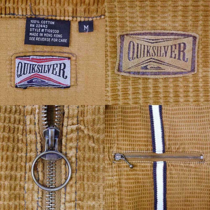 Ｍ 新品　Quiksilver クイックシルバー コーデュロイジャケット