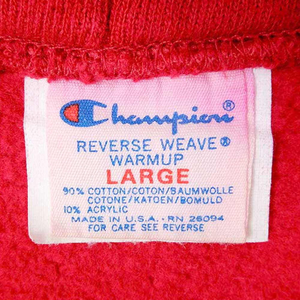 希少 80's Chanpion REVERSE WEAVE ハーフジップ