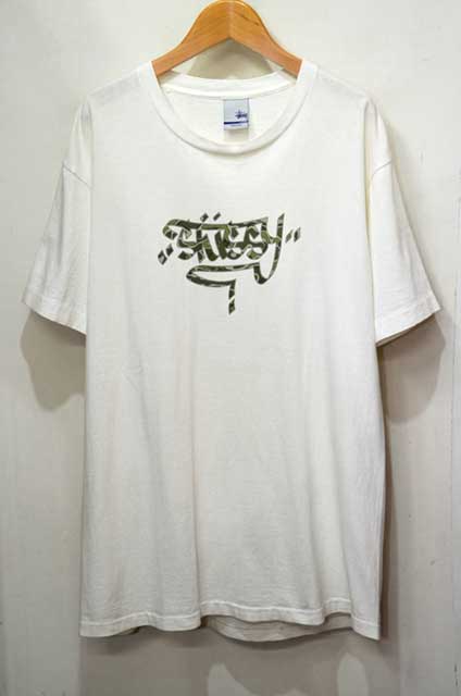 【希少/90sUSA製】Stussy オールドステューシー センターロゴTシャツ