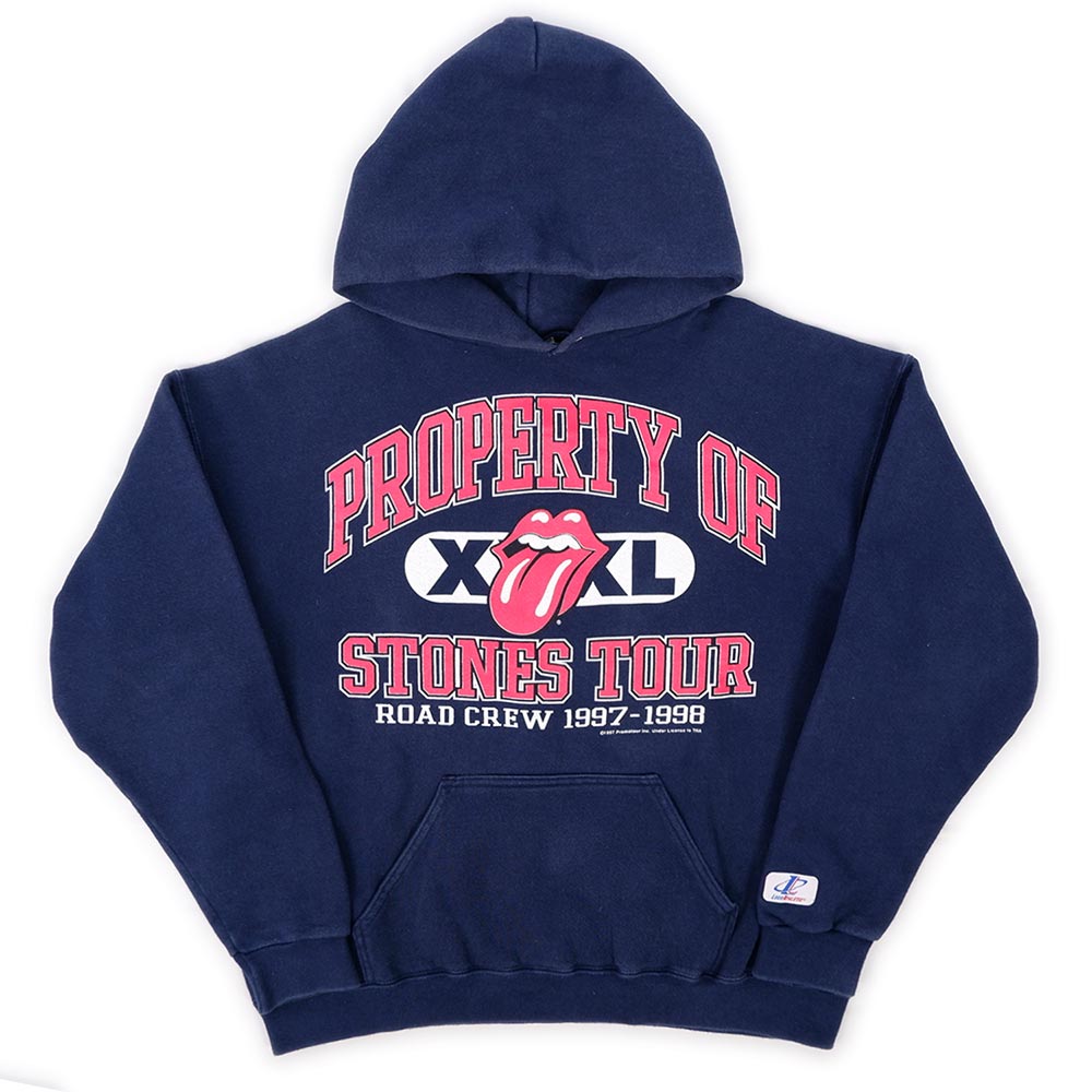 90's ROLLING STONES スウェットパーカー “ROAD CREW / MADE IN USA”