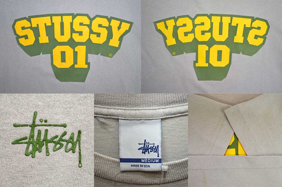 OLD Stussy 両面プリントTシャツ “MADE IN USA”