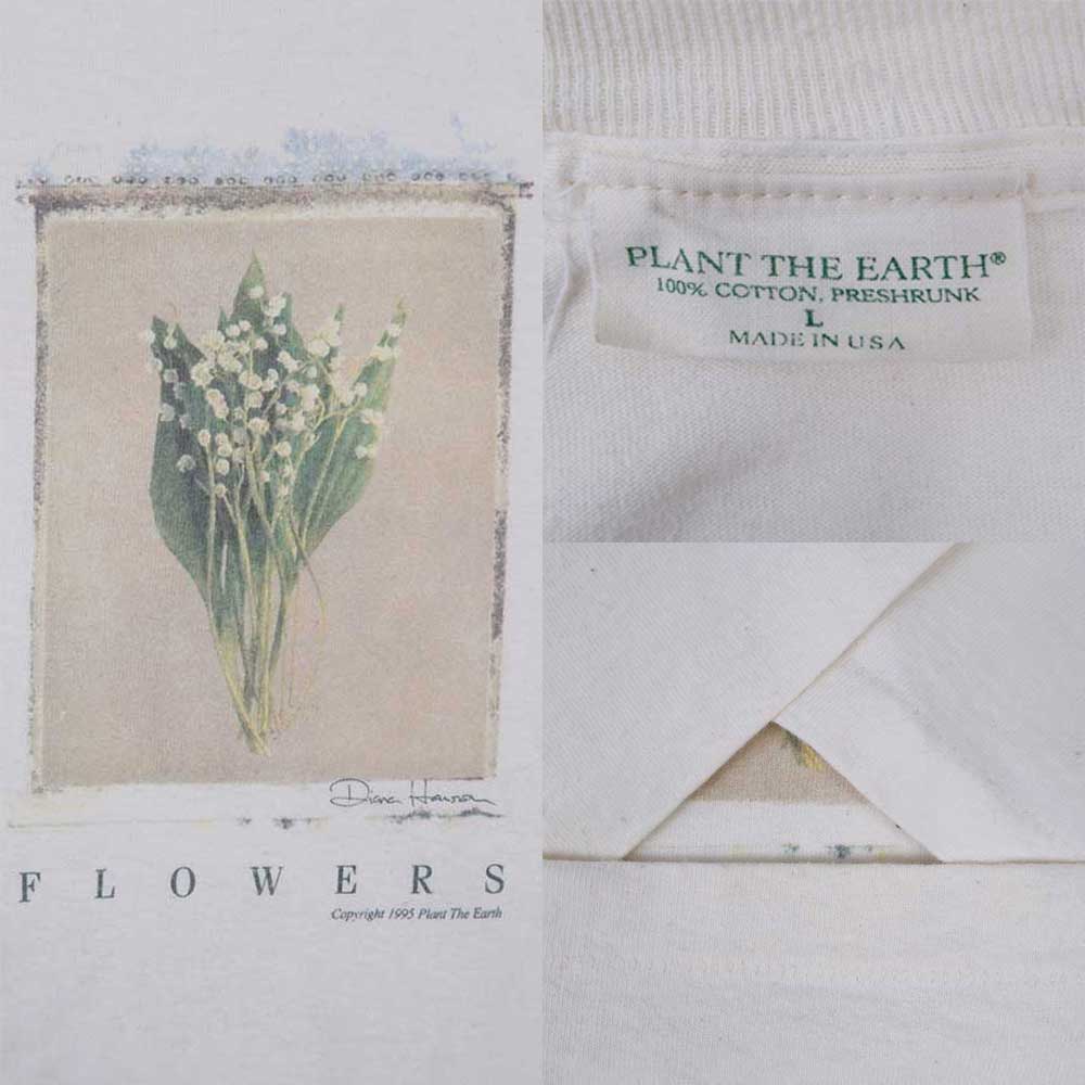 90's PLANT THE EARTH アートTシャツ 