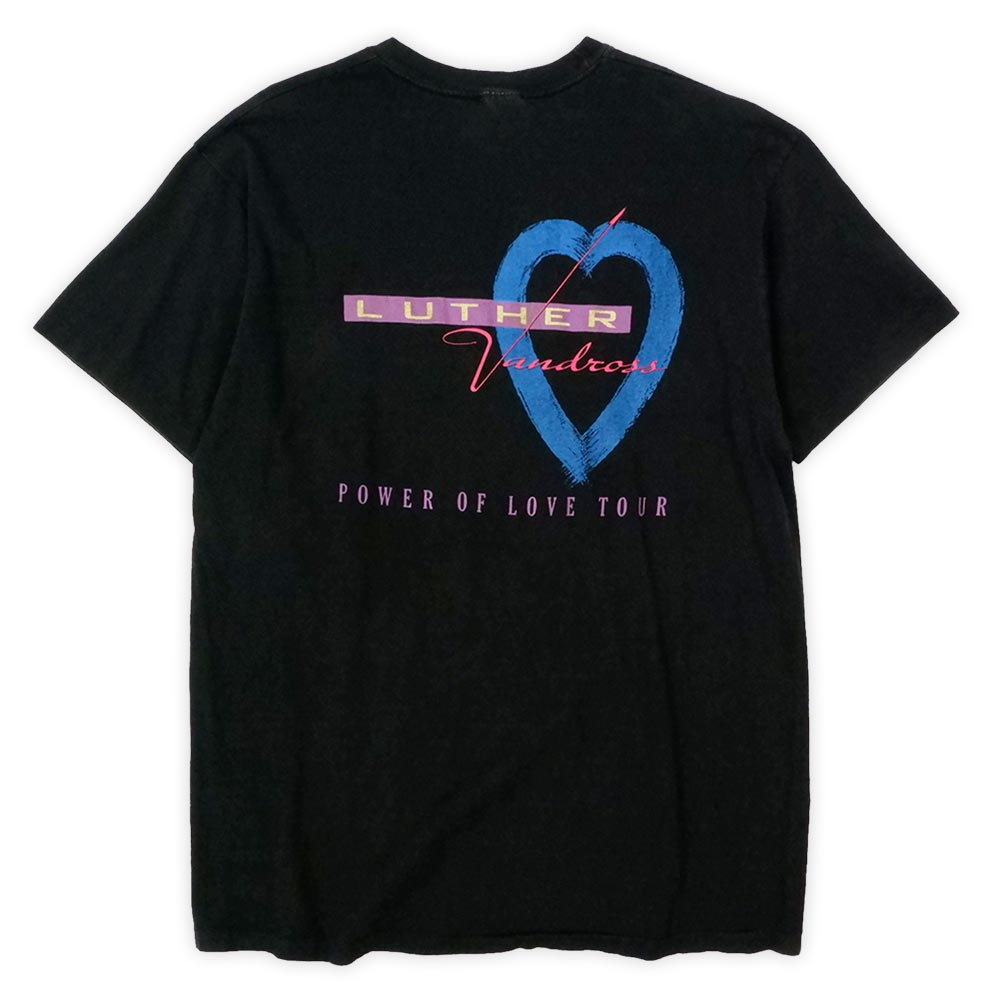 Luther vandross Power of love tour tシャツ