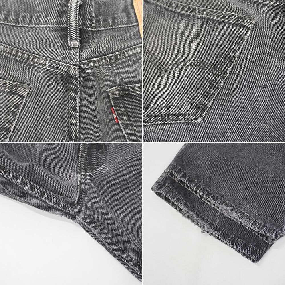 00's Levi's 505 ブラックデニムパンツ 