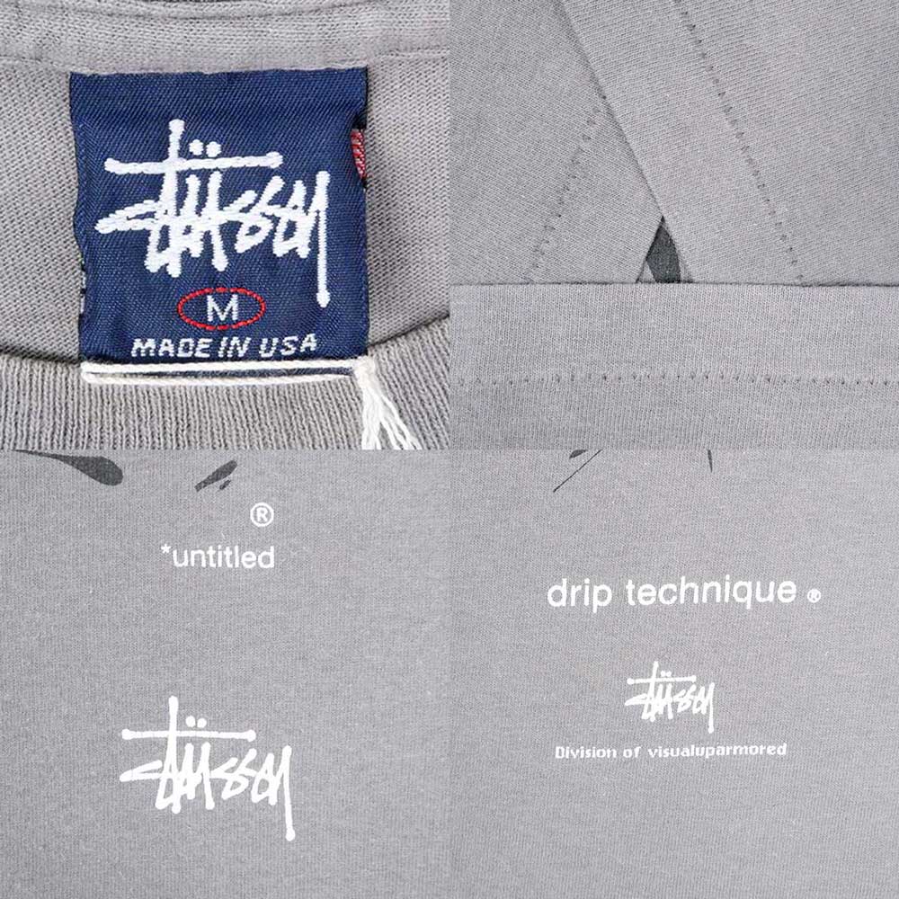 old stussy × wtaps drip technique USA製