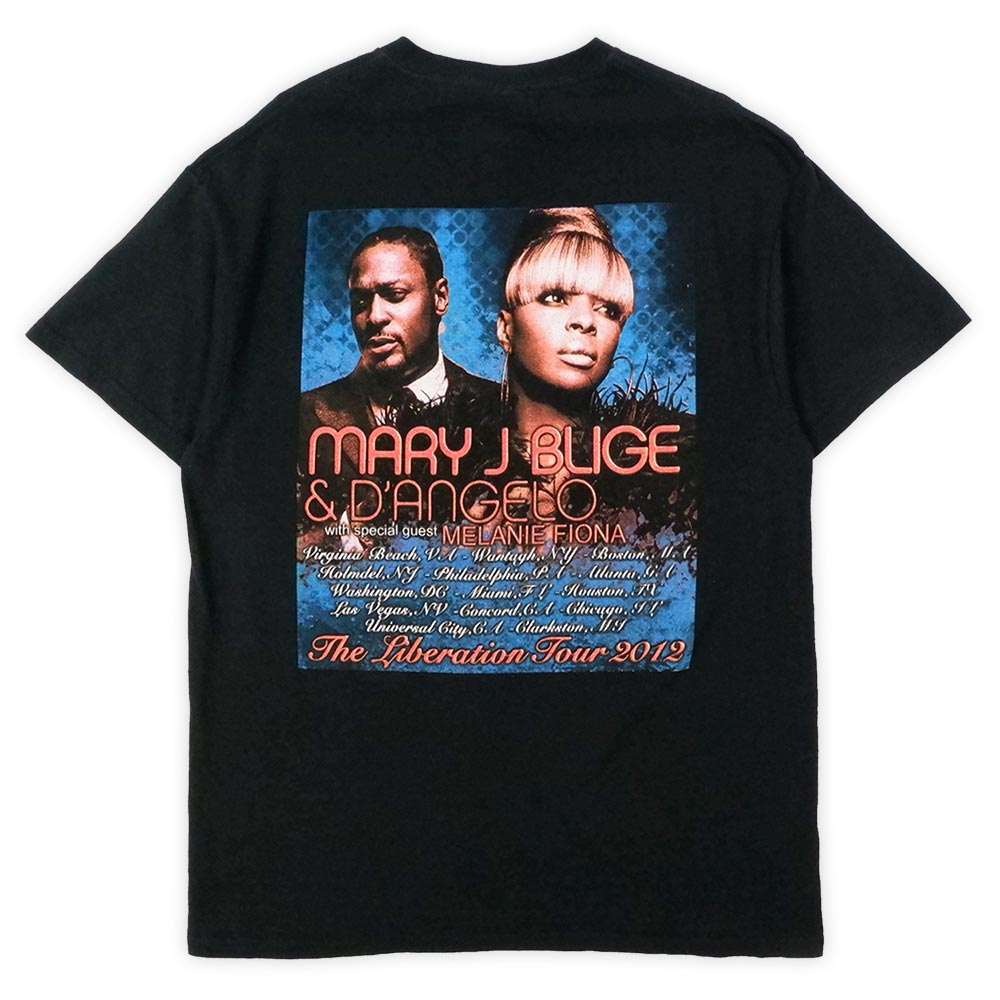 ツアーTシャツ　MARY J.BLIGEネックUネック