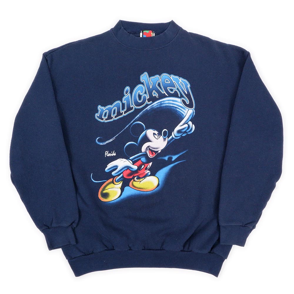 90's Disney キャラクタープリント スウェット “Mickey Mouse”mtp040b2101504088｜VINTAGE