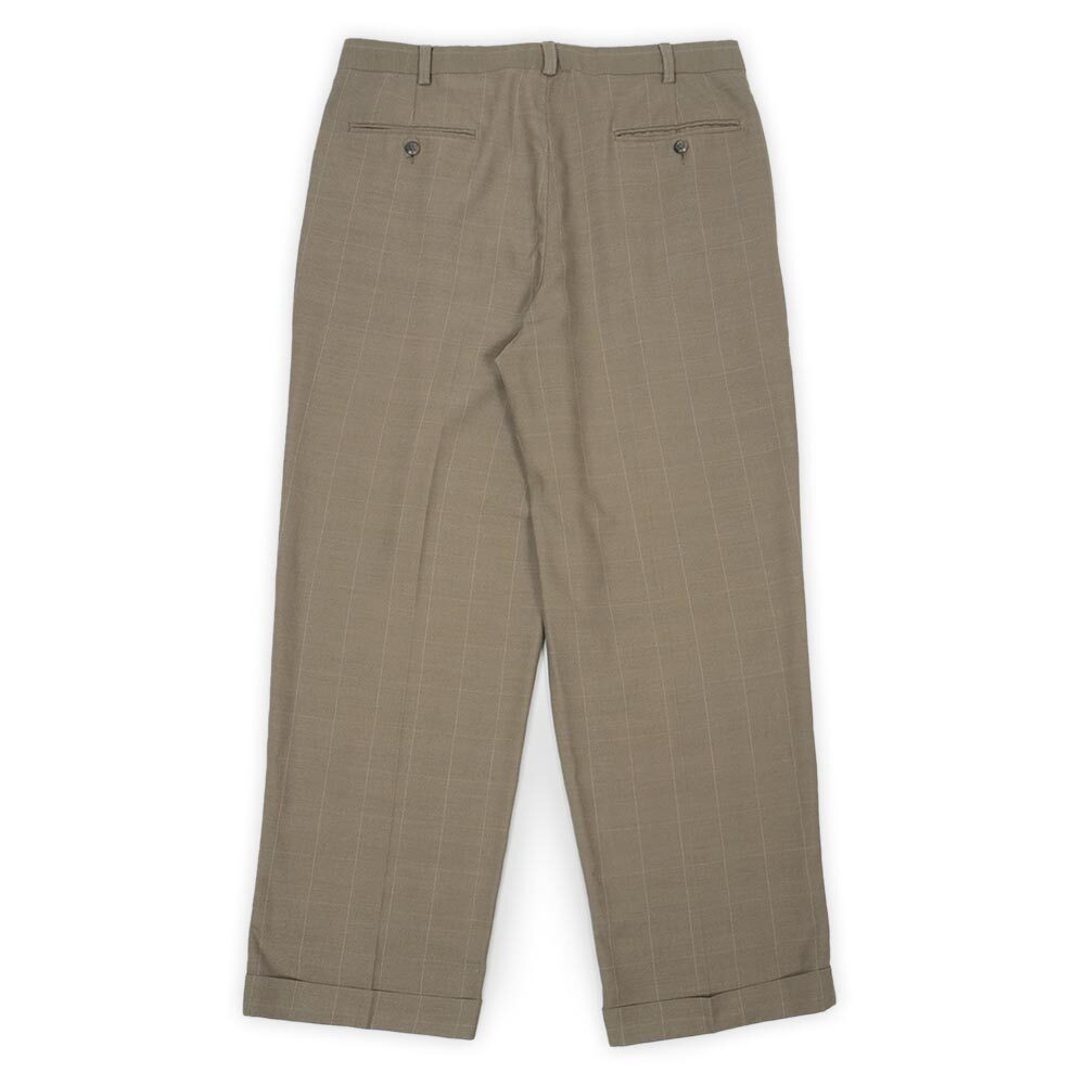 00's PERRY ELLIS 2タック レーヨンスラックス 