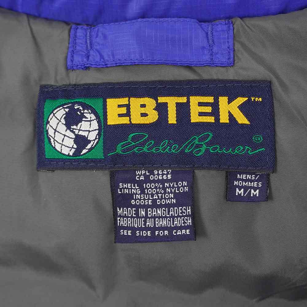 90's EBTEK Eddie Bauer ダウンベストmtp08311302501090