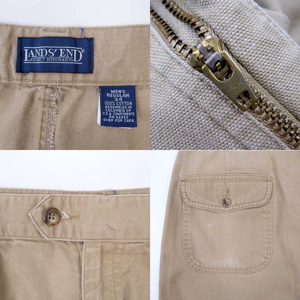 Kiki様専用】90's LANDS'END 2タックスラックス usa製 メンズ