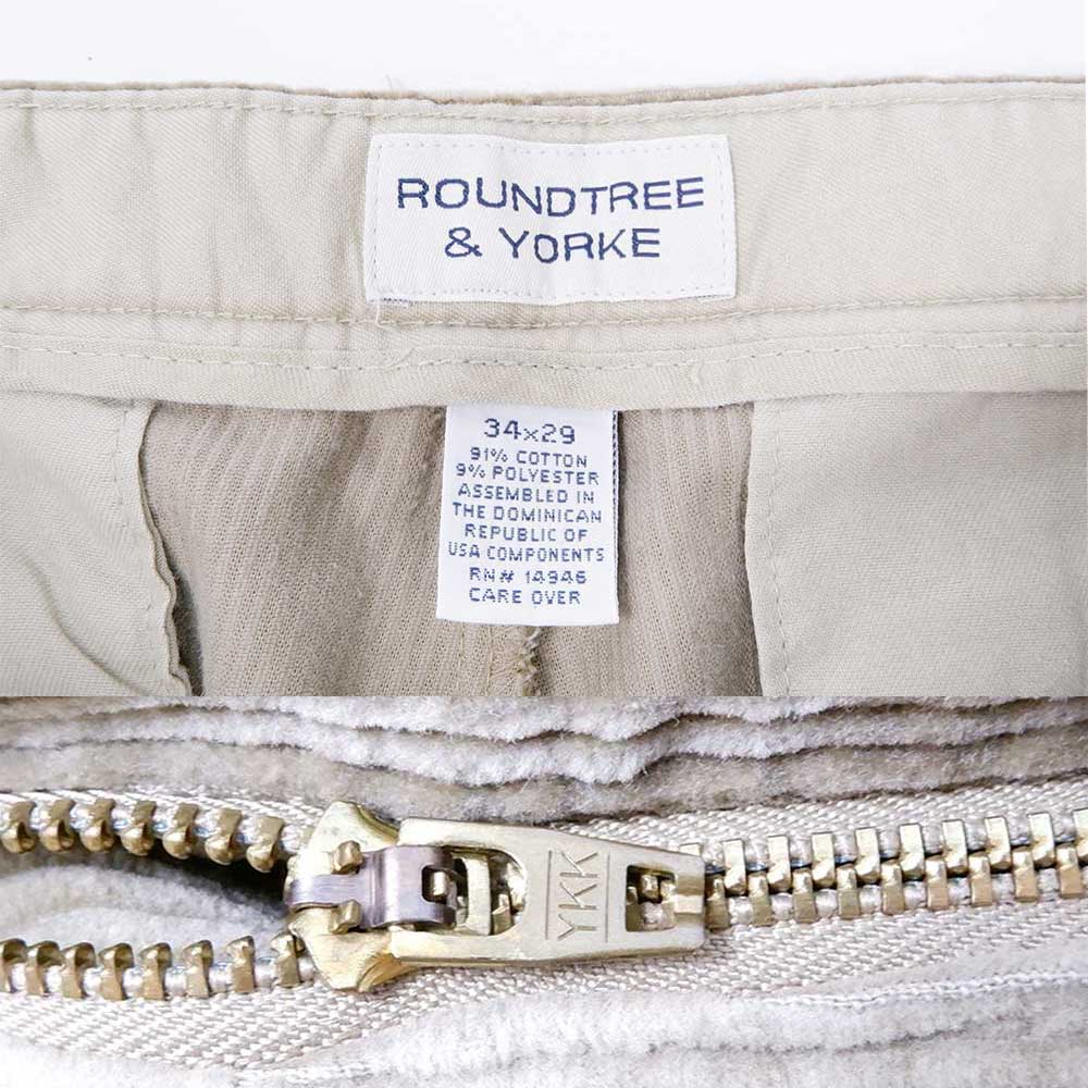 90's ROUNDTREE＆YORKE 2タック 太畝コーデュロイパンツmbm01183101006791｜VINTAGE / ヴィンテージ