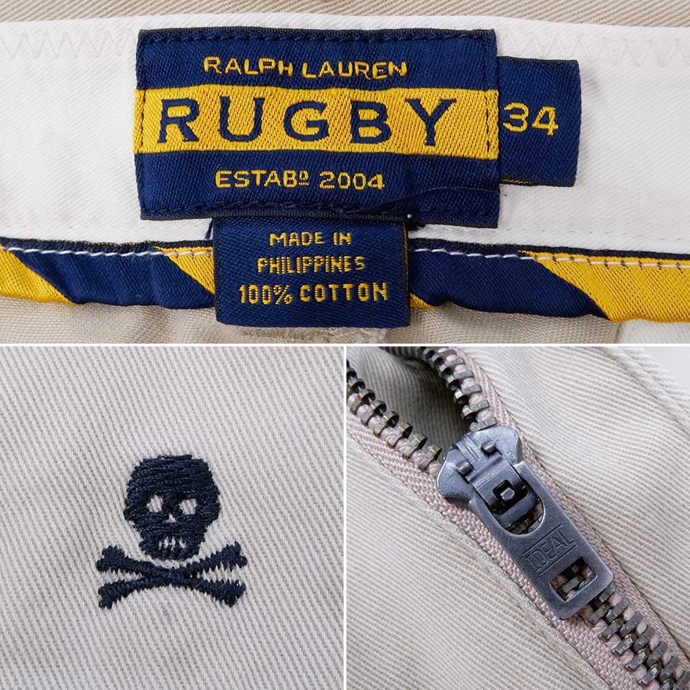 00's RUGBY by RALPH LAUREN 総柄 チノショーツmbm03180401756491