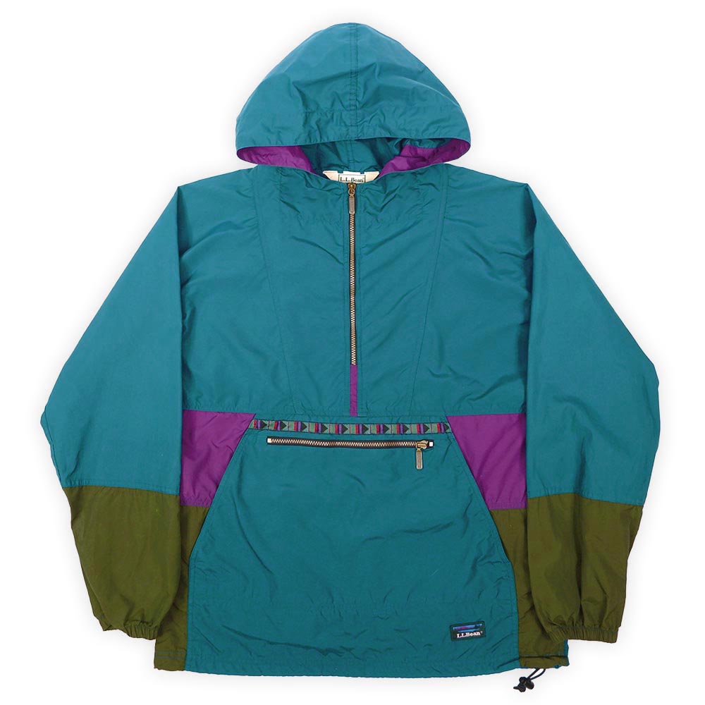 90's L.L.Bean ナイロンアノラックパーカー “チロリアンテープ”