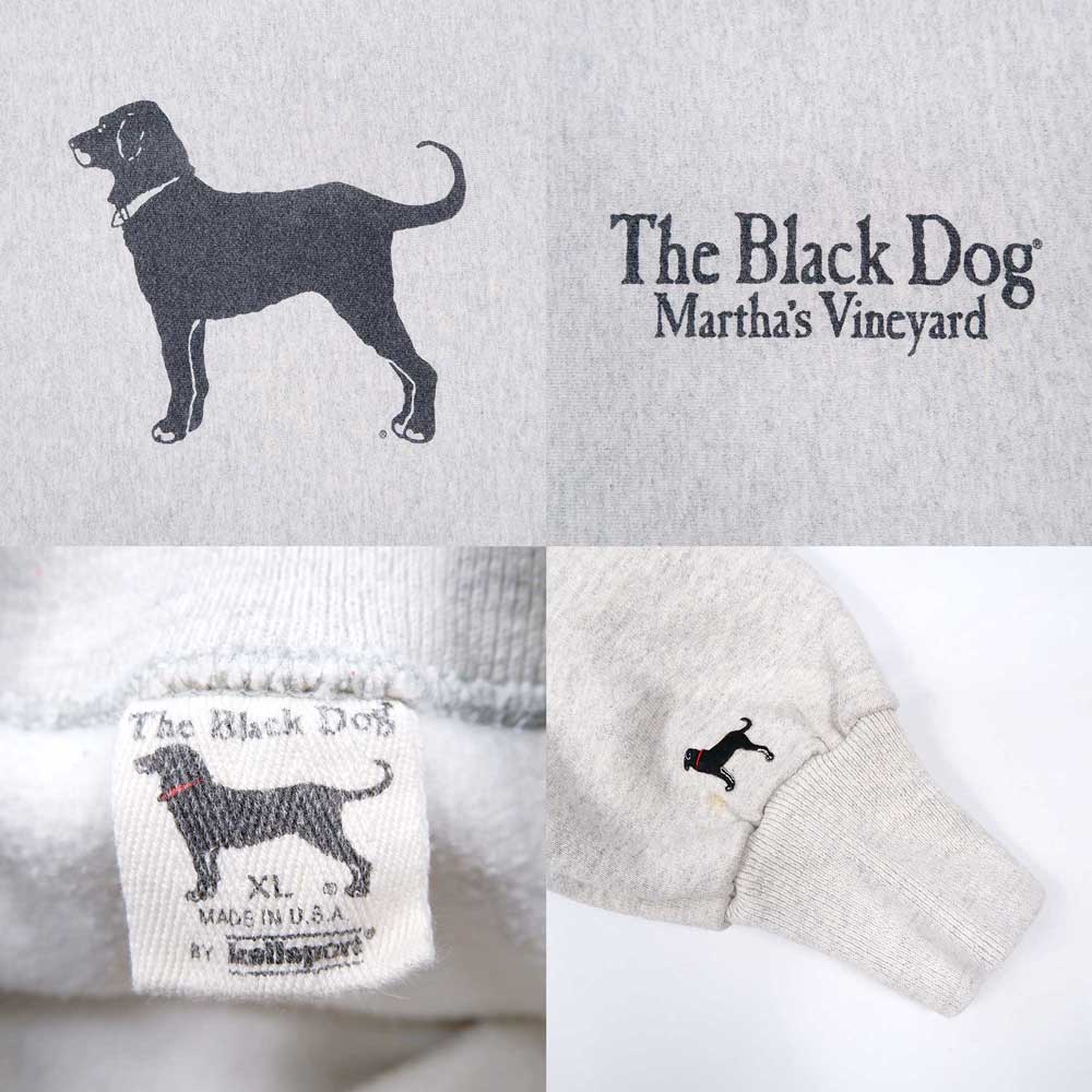 90s The Black Dog リバースウィーブ スウェット カットオフ