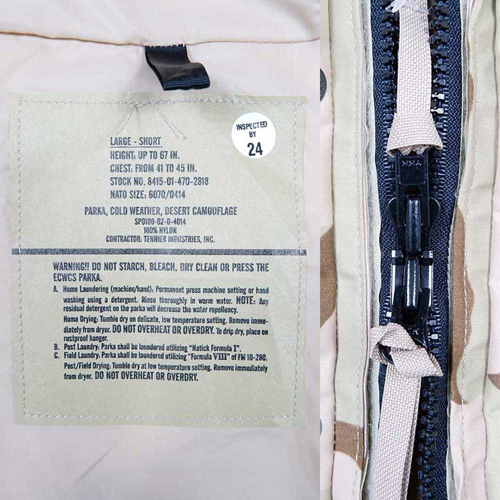00's US.ARMY ECWCS 3C デザートカモ柄 GORE-TEX PARKA “LARGE