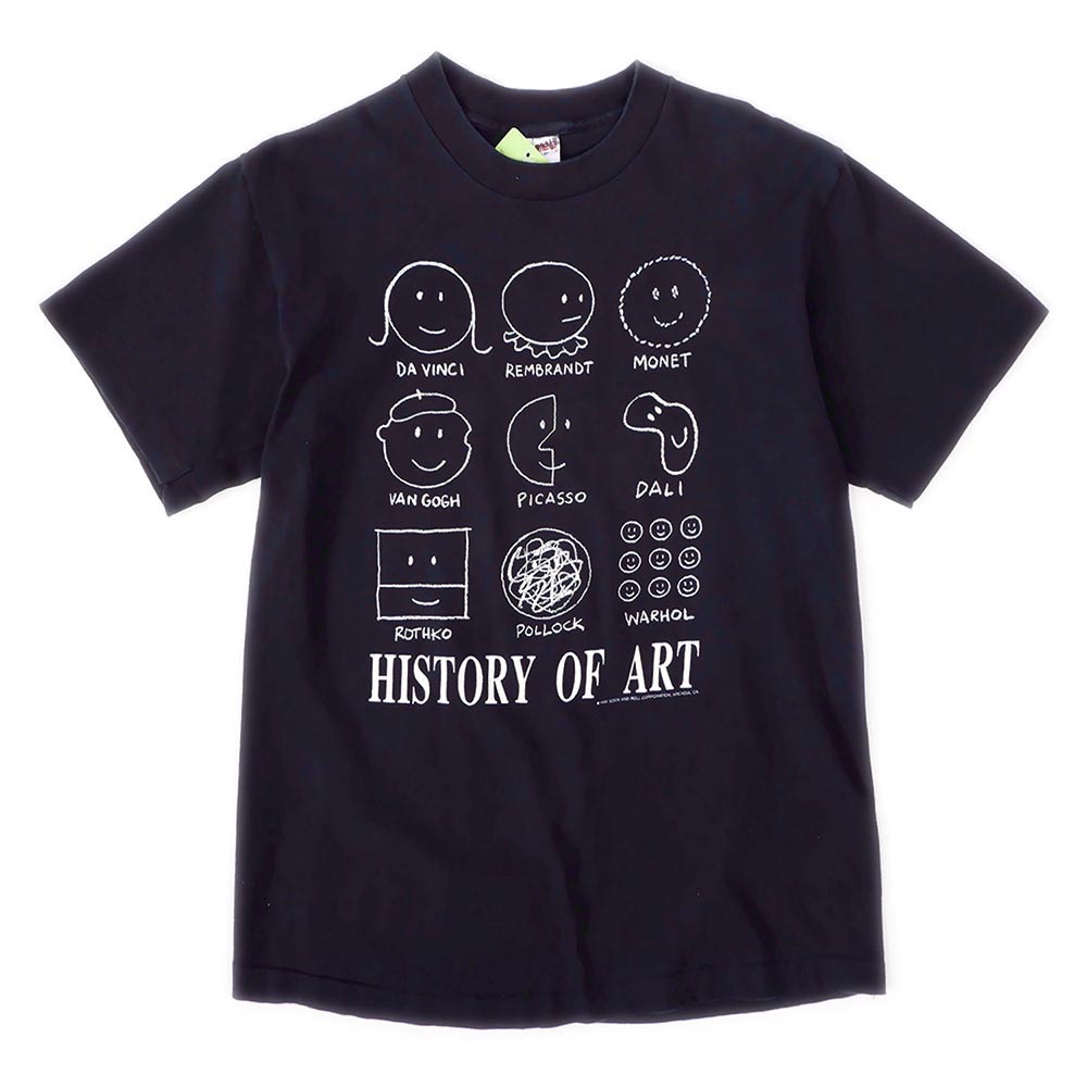 90's HISTORY OF ART アートTシャツ 