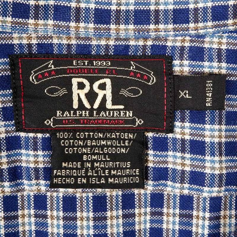 90's RRL S/S オープンカラーシャツ 