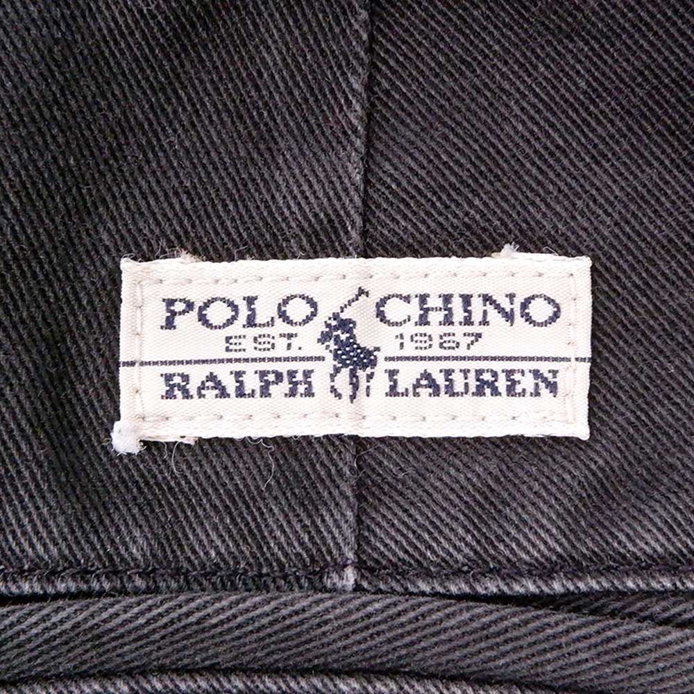 90's Polo Ralph Lauren 2タック チノトラウザー 
