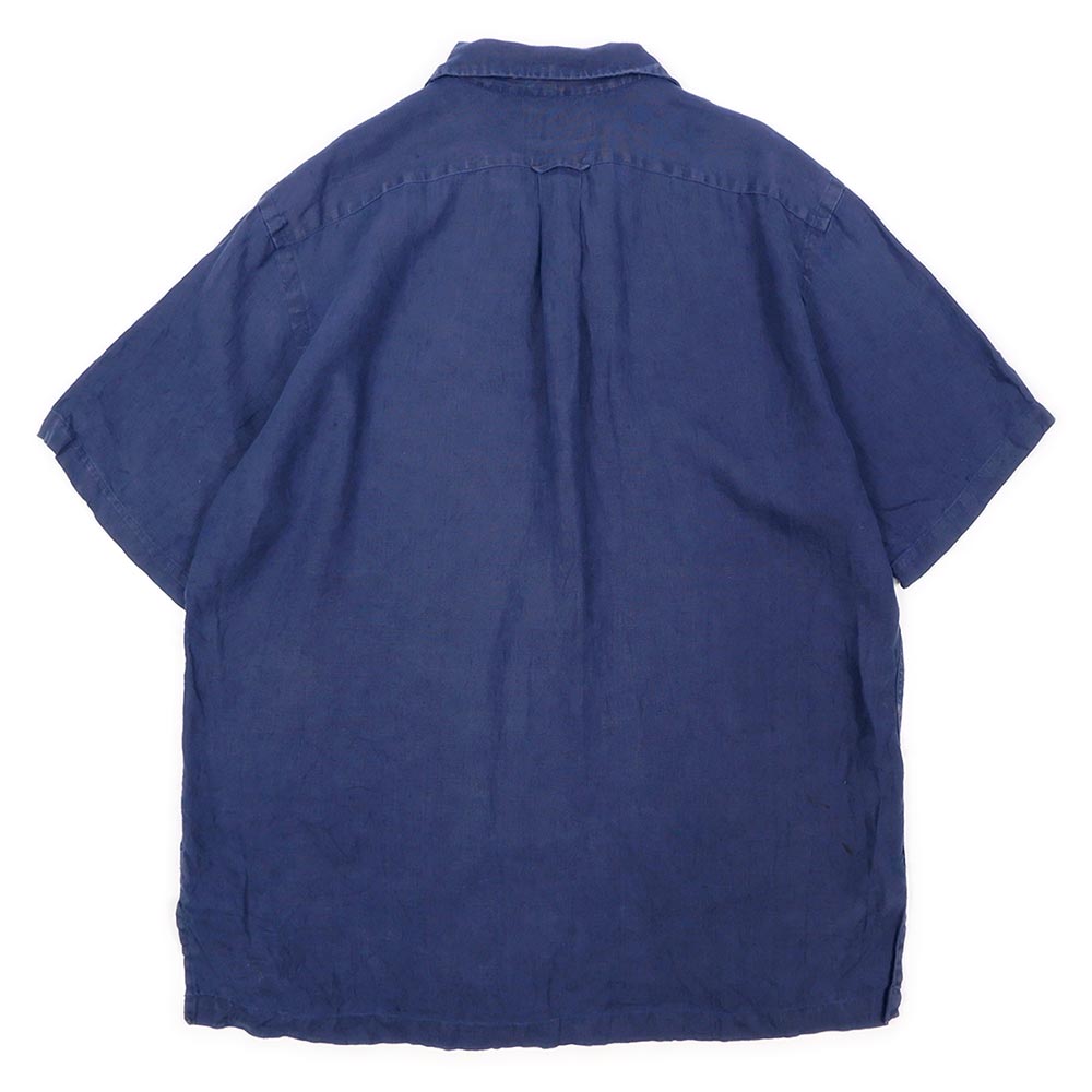 90's POLO Ralph Lauren S/S リネン オープンカラーシャツ “CALDWELL”mtp03070501252696