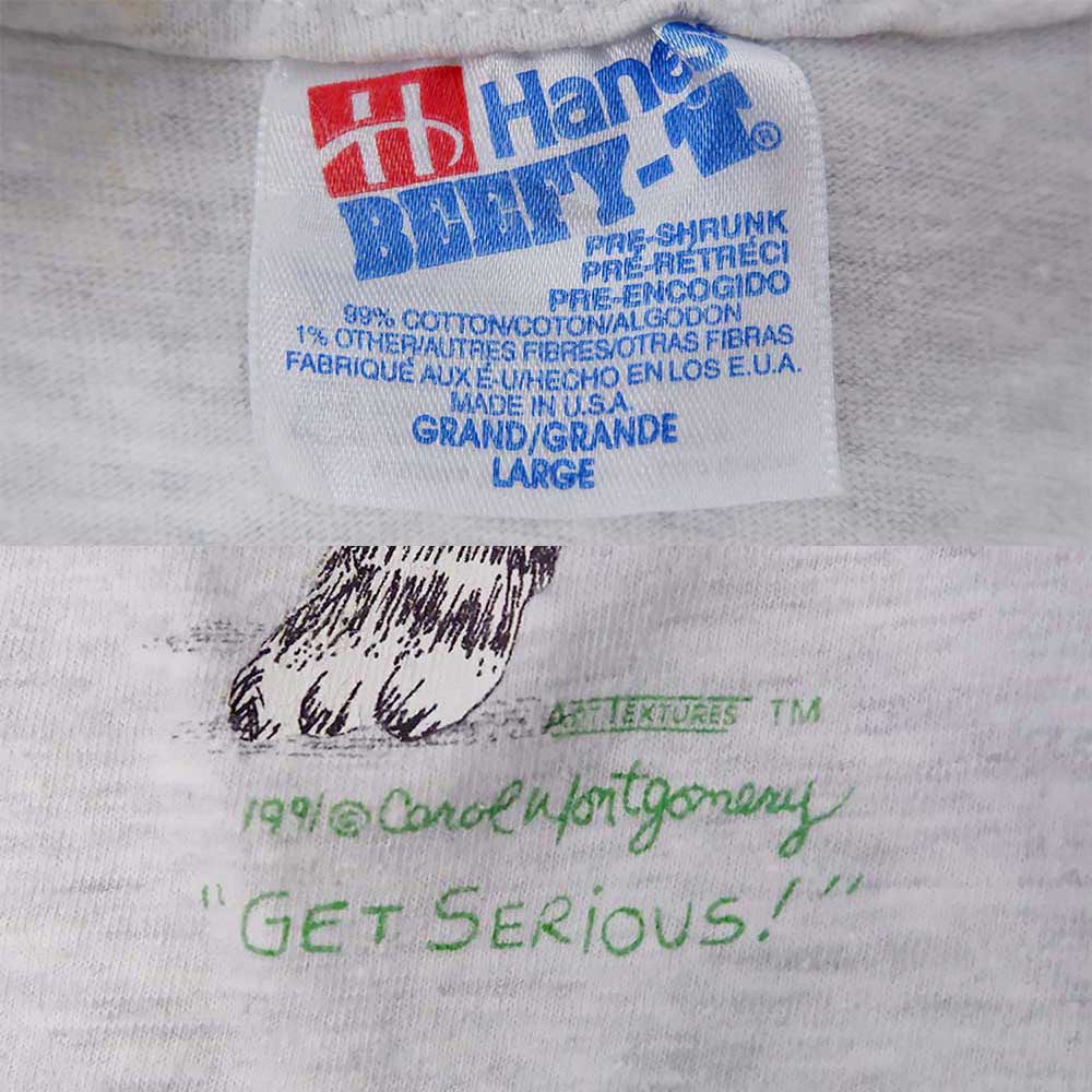 90's Hanes body アートTシャツ 