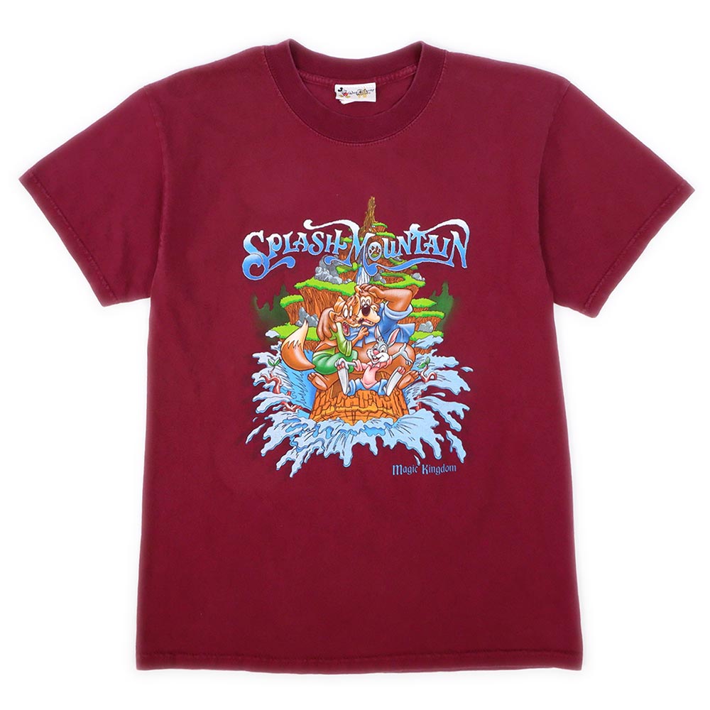 90-00's Disney Splash Mountain プリントTシャツ 