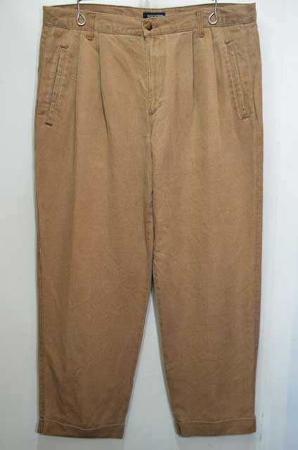 90's DOCKERS 2タック リネントラウザーmbm01970401751898｜VINTAGE / ヴィンテージ-PANTS