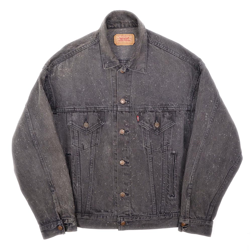 90's Levi's 70507-0260 ブラックデニムジャケット “MADE IN USA”