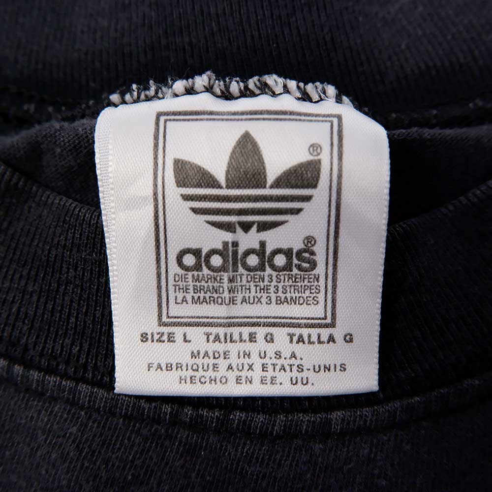 90's ADIDAS 両面 ロゴプリントTシャツ "MADE IN USA"mtp01052101252599｜VINTAGE