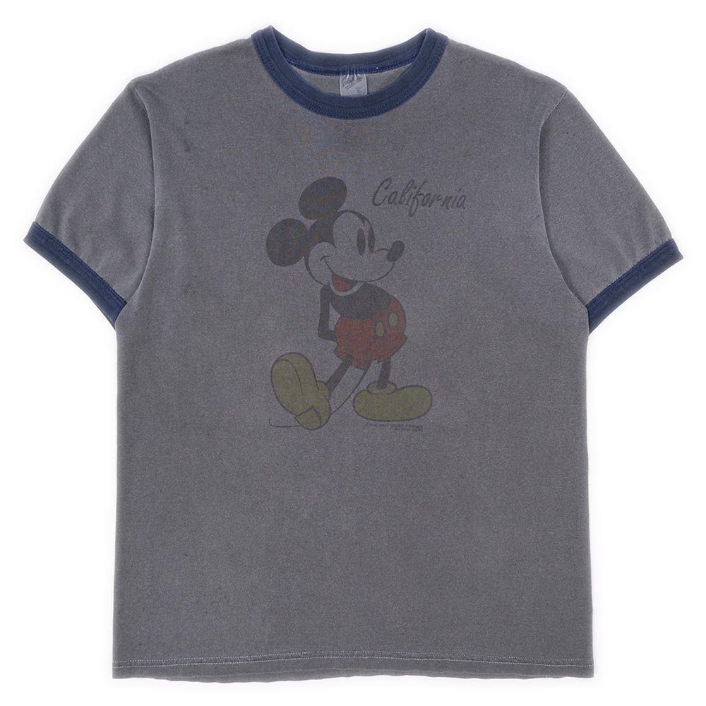 90's Mickey Mouse リンガーTシャツ 